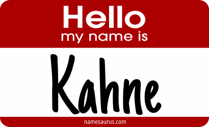 Hello my name is Kahne png download