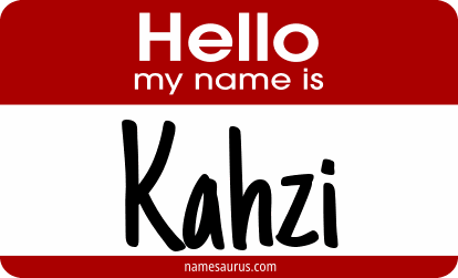 Hello my name is Kahzi png download