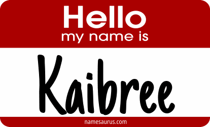 Hello my name is Kaibree png download