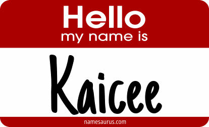 Hello my name is Kaicee png download