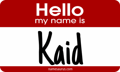 Hello my name is Kaid png download
