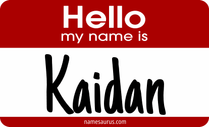 Hello my name is Kaidan png download