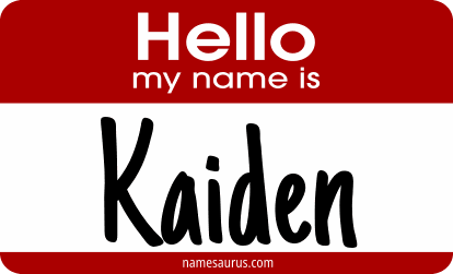 Hello my name is Kaiden png download