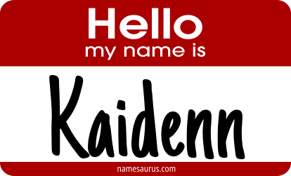 Hello my name is Kaidenn png download