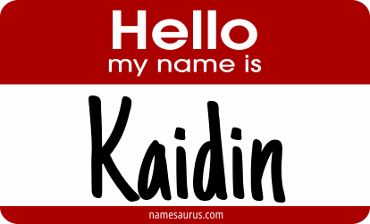 Hello my name is Kaidin png download