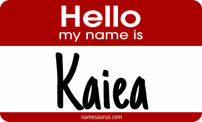 Hello my name is Kaiea png download