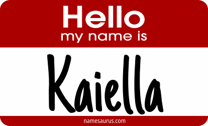 Hello my name is Kaiella png download