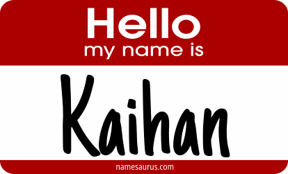 Hello my name is Kaihan png download