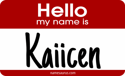Hello my name is Kaiicen png download