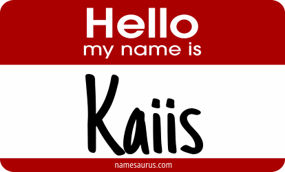 Hello my name is Kaiis png download