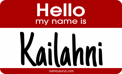 Hello my name is Kailahni png download