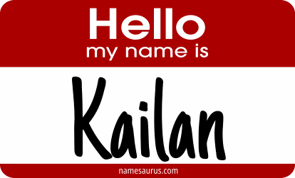 Hello my name is Kailan png download
