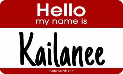 Hello my name is Kailanee png download