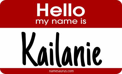 Hello my name is Kailanie png download
