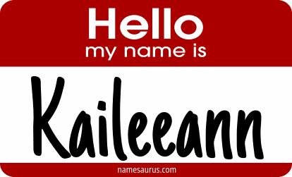 Hello my name is Kaileeann png download