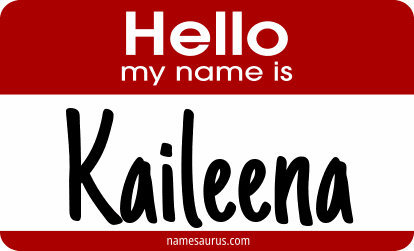 Hello my name is Kaileena png download