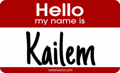 Hello my name is Kailem png download
