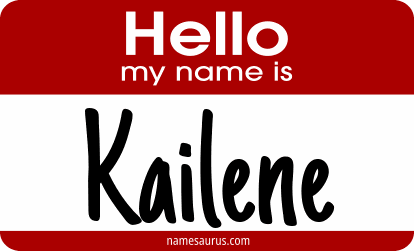 Hello my name is Kailene png download