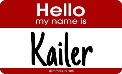 Hello my name is Kailer png download