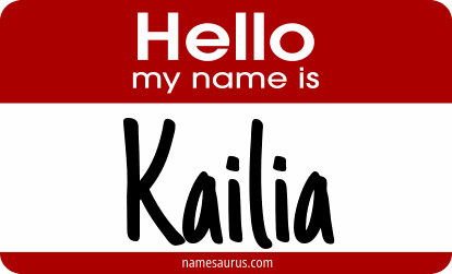 Hello my name is Kailia png download