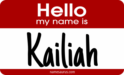 Hello my name is Kailiah png download