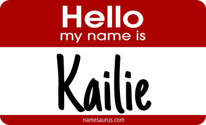Hello my name is Kailie png download