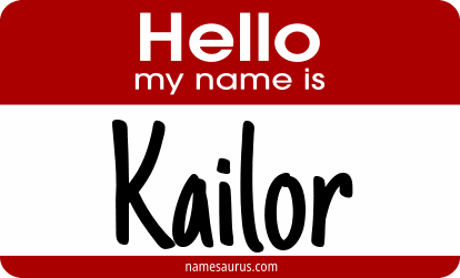 Hello my name is Kailor png download