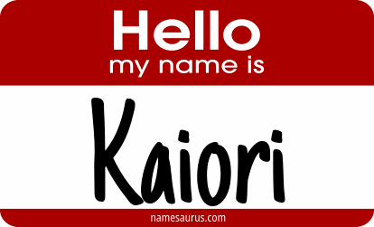 Hello my name is Kaiori png download