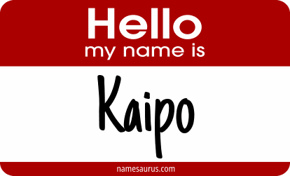 Hello my name is Kaipo png download