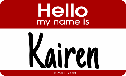Hello my name is Kairen png download