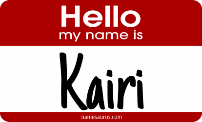Hello my name is Kairi png download