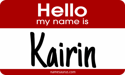 Hello my name is Kairin png download