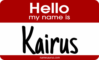 Hello my name is Kairus png download
