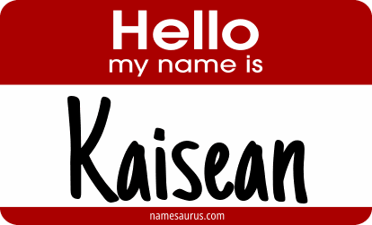 Hello my name is Kaisean png download