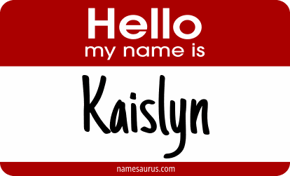 Hello my name is Kaislyn png download