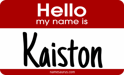 Hello my name is Kaiston png download