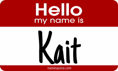 Hello my name is Kait png download