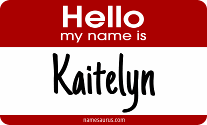 Hello my name is Kaitelyn png download