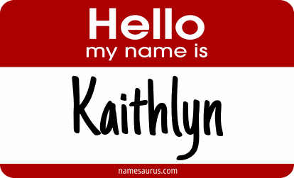Hello my name is Kaithlyn png download