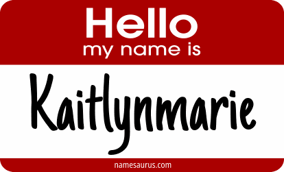 Hello my name is Kaitlynmarie png download