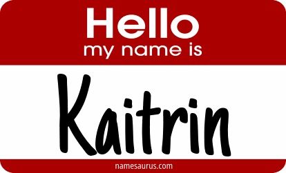 Hello my name is Kaitrin png download