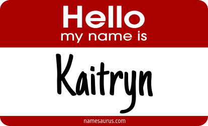 Hello my name is Kaitryn png download