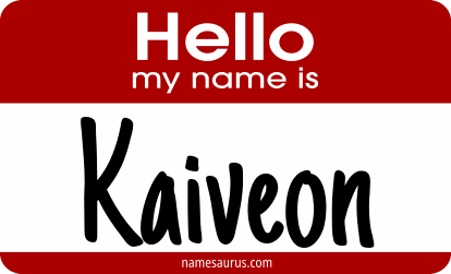 Hello my name is Kaiveon png download