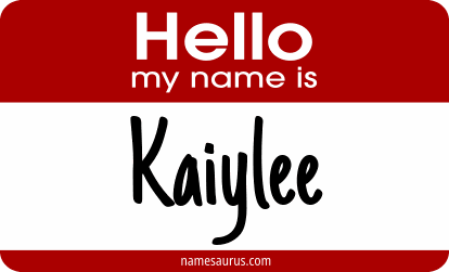 Hello my name is Kaiylee png download
