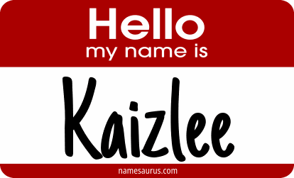 Hello my name is Kaizlee png download