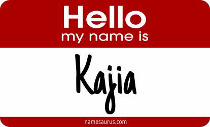 Hello my name is Kajia png download