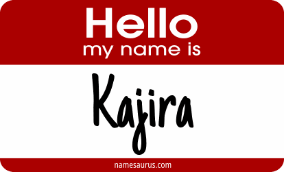 Hello my name is Kajira png download