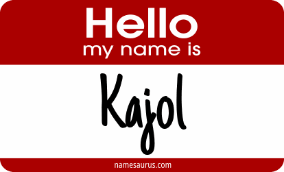 Hello my name is Kajol png download