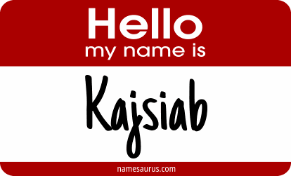 Hello my name is Kajsiab png download