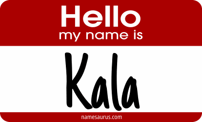 Hello my name is Kala png download